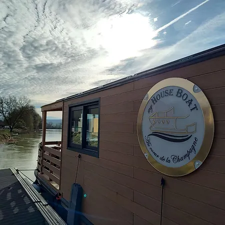 House Boat Avec Naviguant En Champagne Mareuil-sur-Ay
