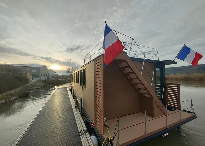 House Boat Avec Naviguant En Champagne Mareuil-sur-Ay